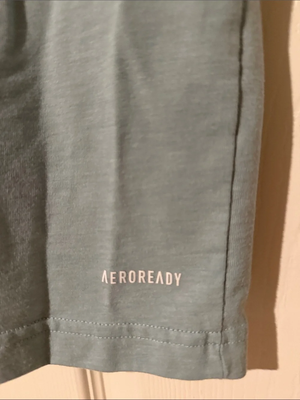 adidas Men’s Pale Blue Short-Sleeve Athletic Tee